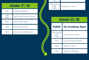 Unser Turnierplan für Oktober!