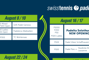 Unser Turnierplan für AUGUST !