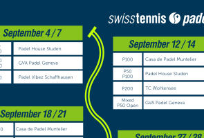 Notre programme de tournois pour SEPTEMBRE!